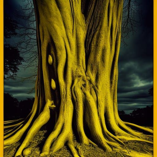 Eldritch Tree with Human Features in Unreal Engine