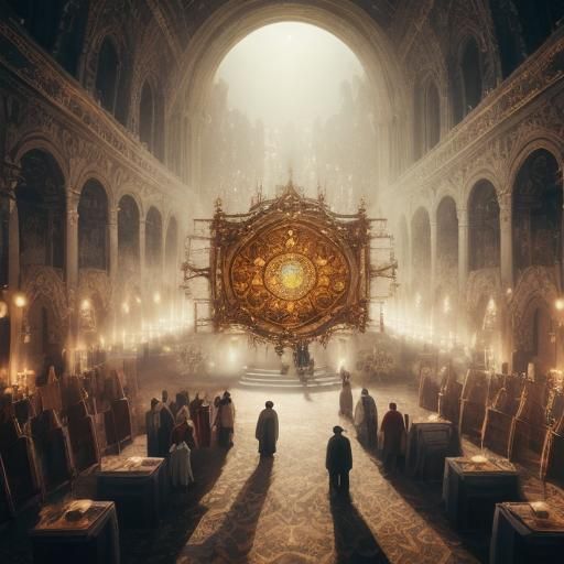 Photorealistic Liturgy Scene in 4K Resolution