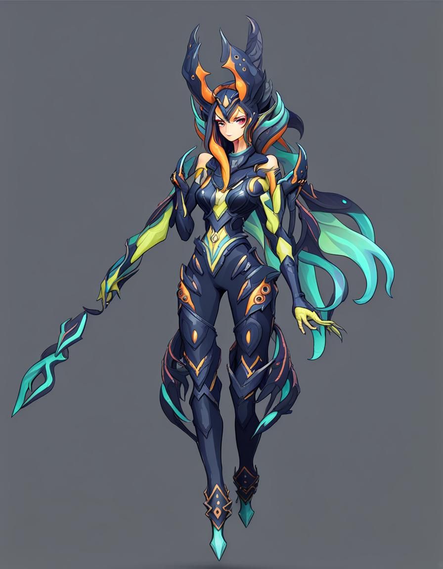 Monster Girl with Tentacles, Light Style Character