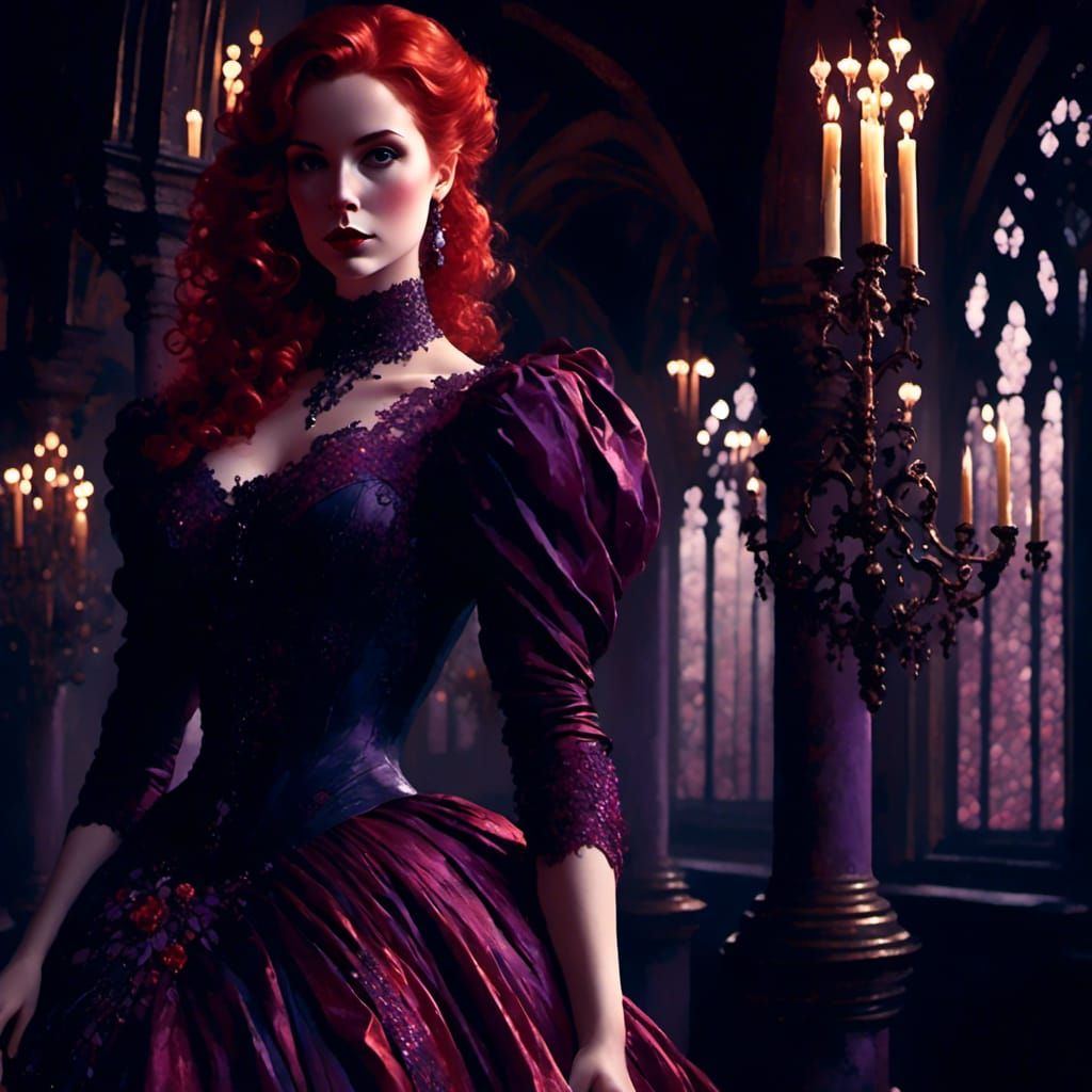 Jessica Rabbit in Luminous Dreamlike Painting