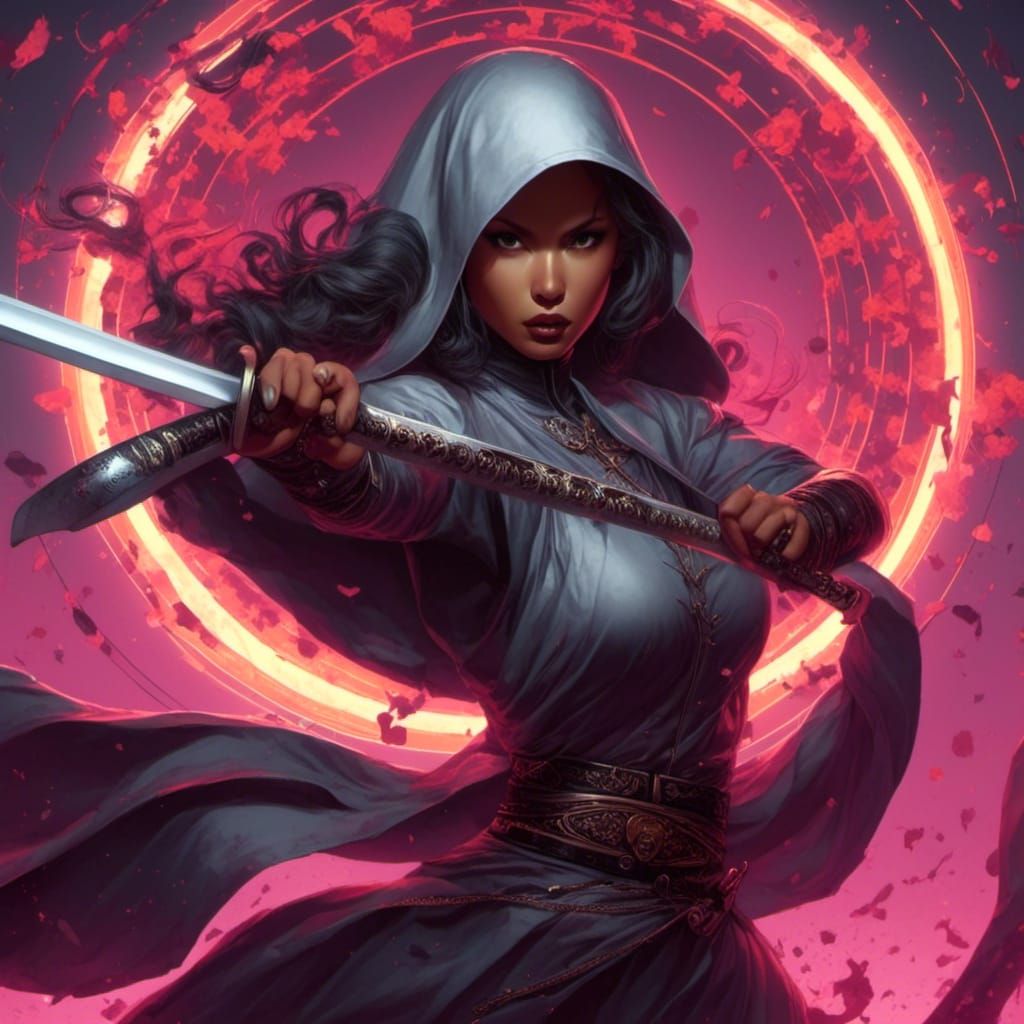 Badass Nun Katana Fight Scene