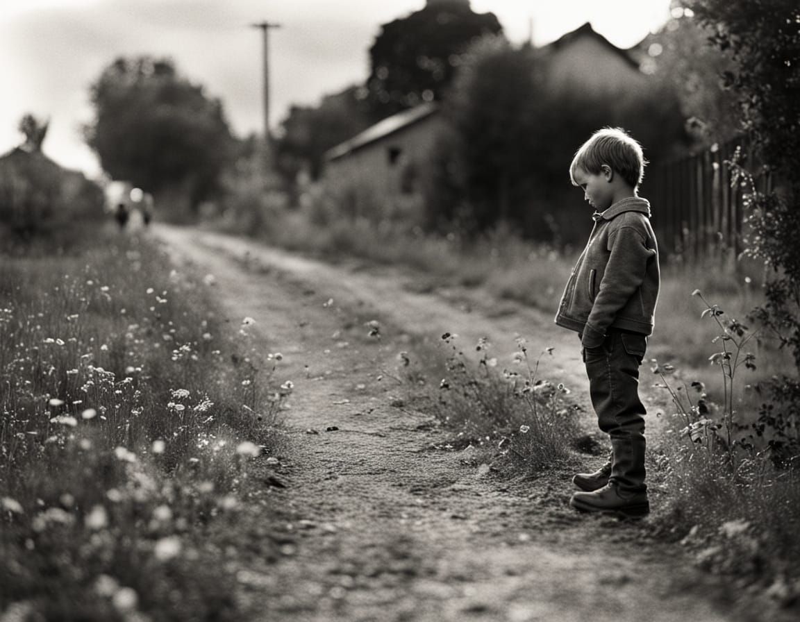 Fatherly Return in a Rustic Field Setting
