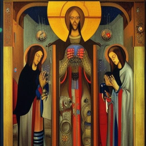 Vampire Lord in Deep Space: Sci-Fi Art