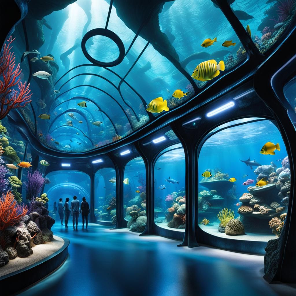 Bioluminescent Underwater Fantasy Park Adventure