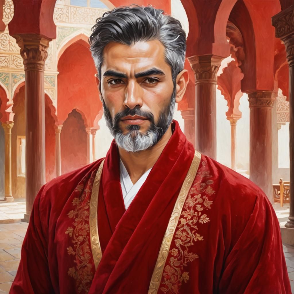 Expressive Oil Painting Portrait in Impasto Style