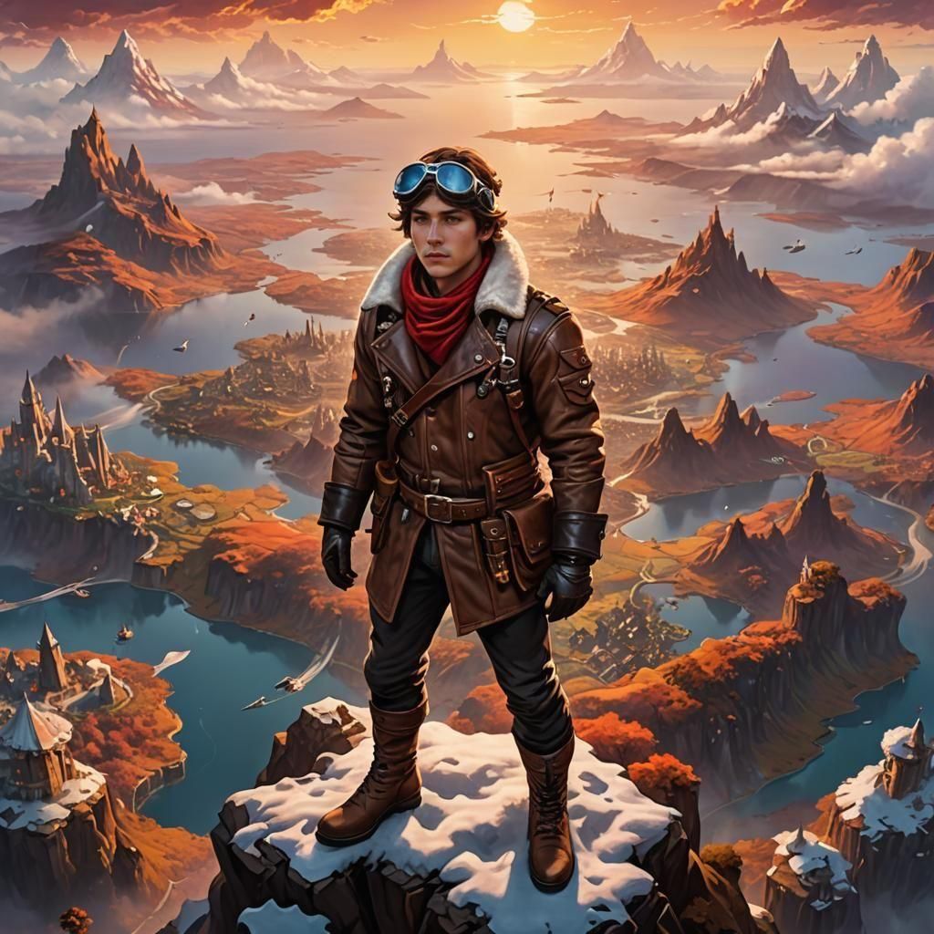 Brave Adventurer on Floating Fantasy Island