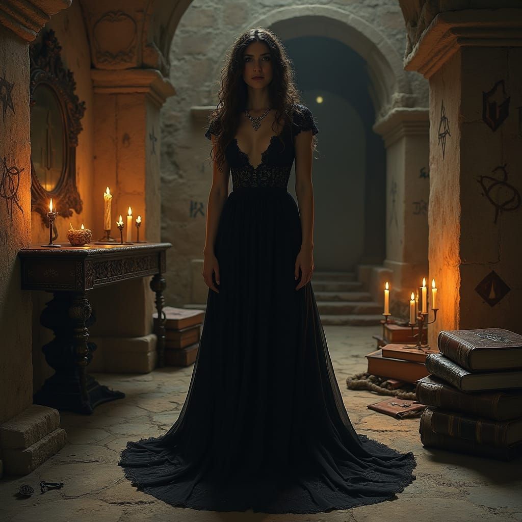 Mysterious Woman in 15th-Century Spanish Monastery