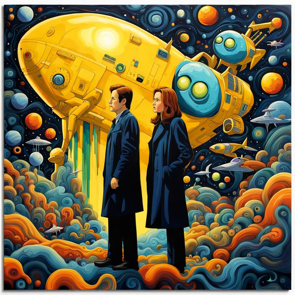 The X-Files: Mulder and Scully Investigate Alien Submarine