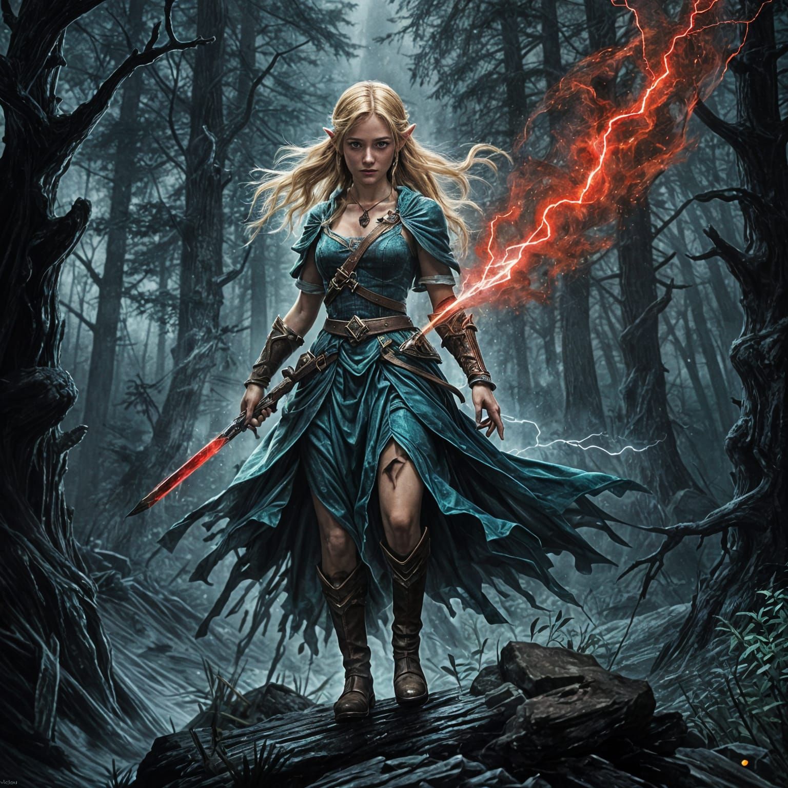 Female Elf warrior