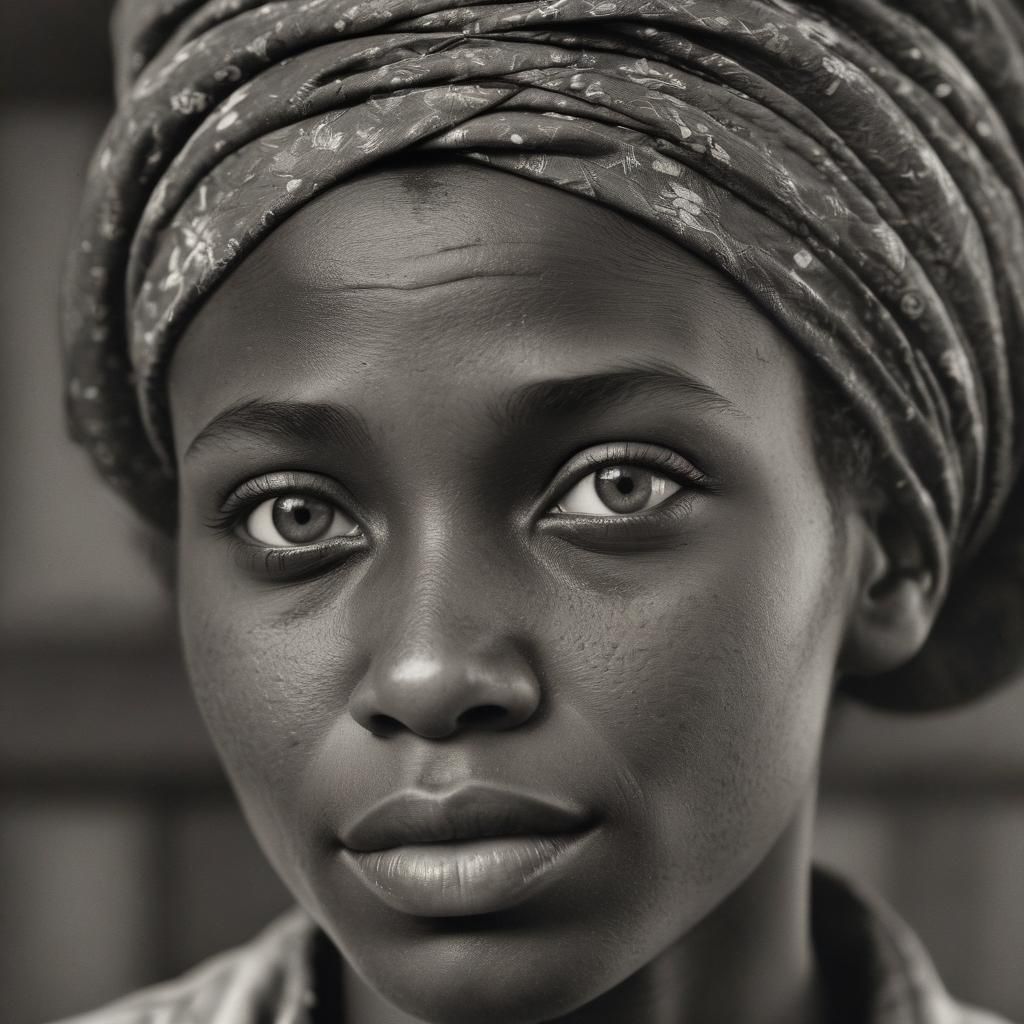 Depression Era Americana: Black Woman's Portrait