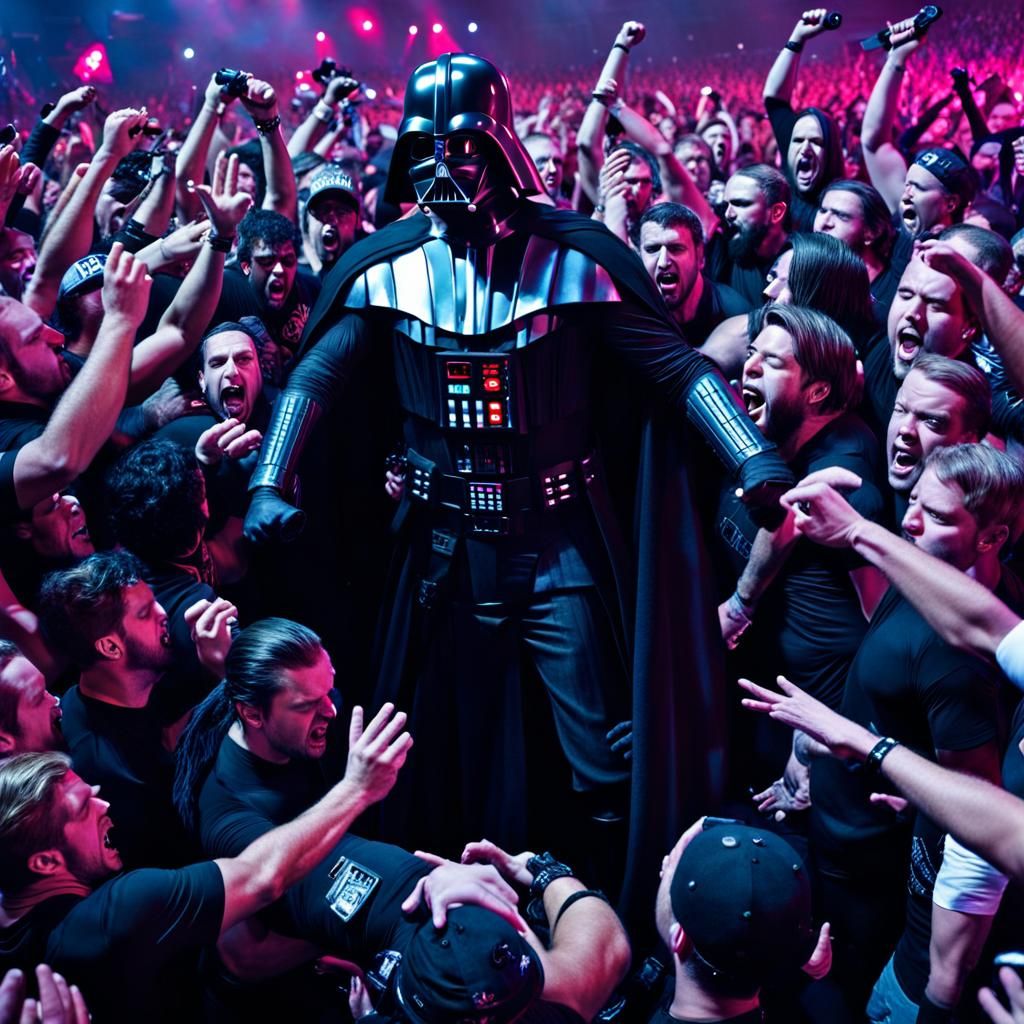 Darth Vader in a Mosh Pit