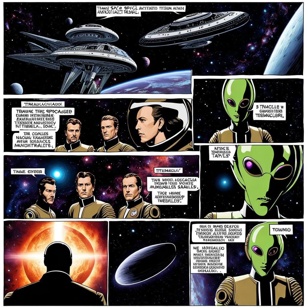 Space Opera: Tentacled Alien Negotiates Intergalactic Treaty