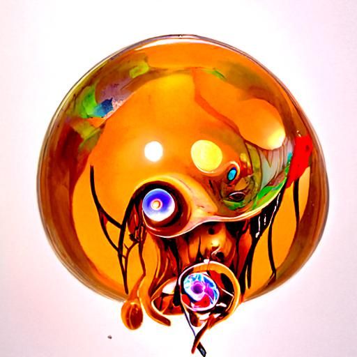 Jell-O Monster in Dr. Strange Comic Style