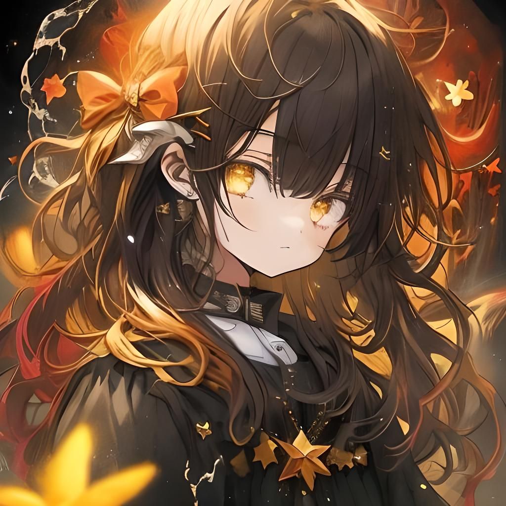 Bocchi The Rock! Anime-Style Guitarist