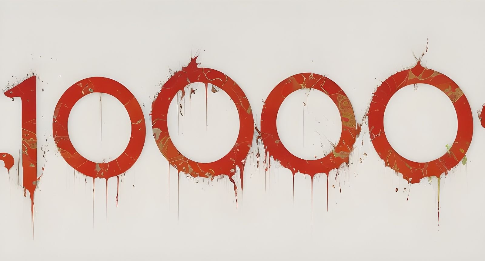 Stained Glass Number 10000 in Borderlands Style