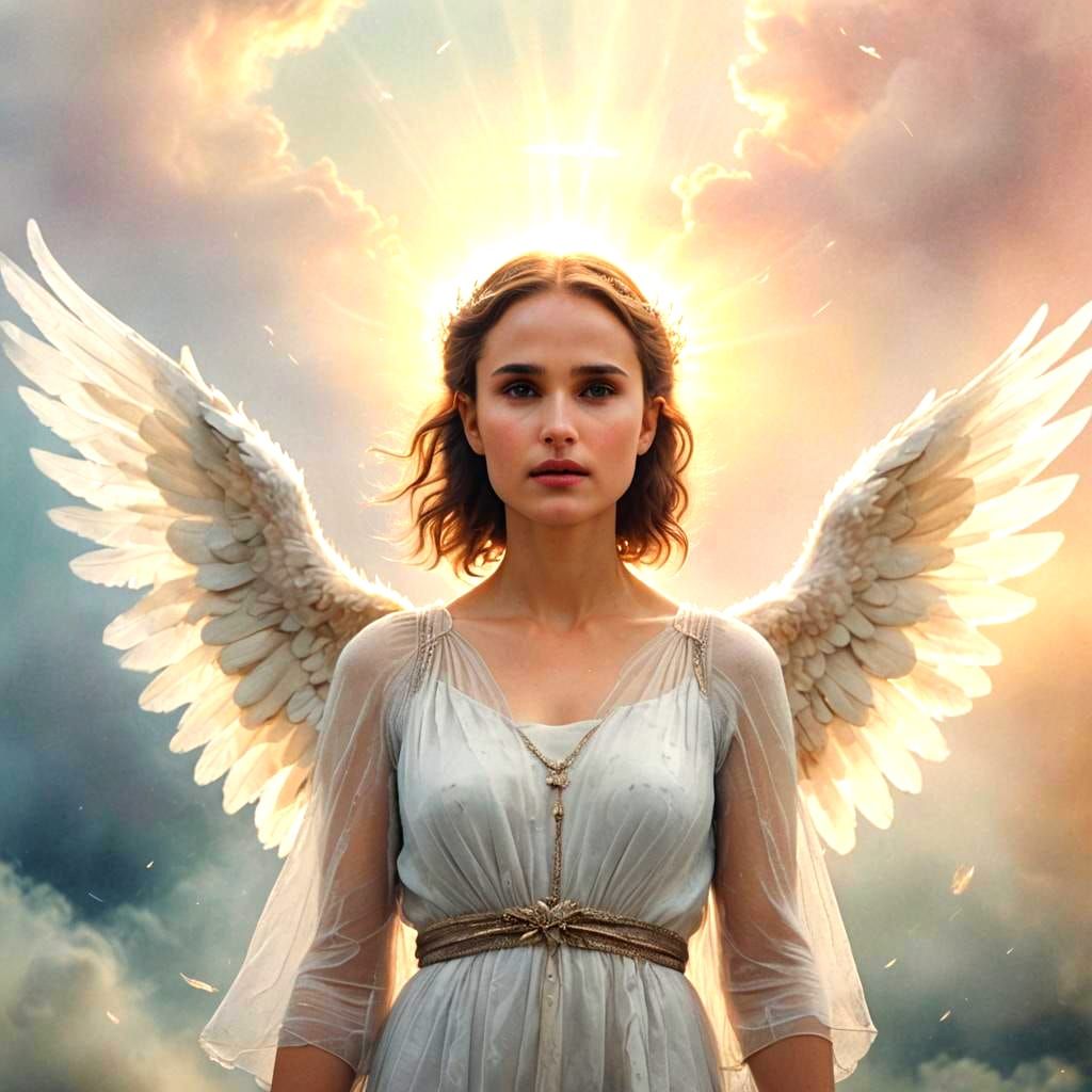 Natalie Portman as an Angelic Figure