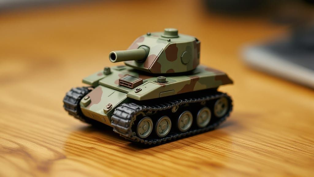 Battle Mouse: A Whimsical Miniature Tank Gadget