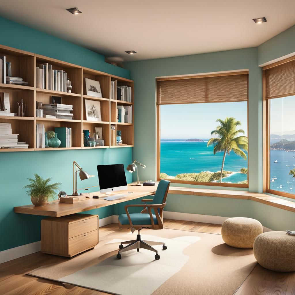 Serenity at Work: The Ultimate Office View