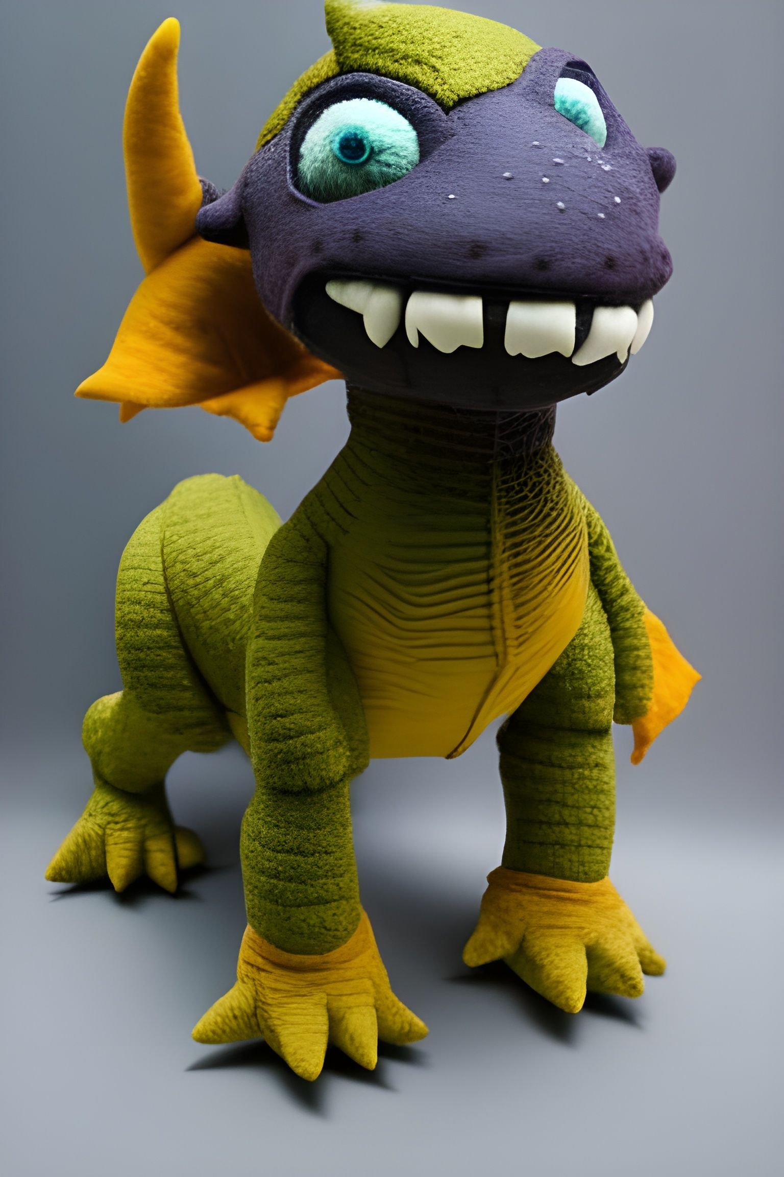 Detailed Plush Toy of Jurassic World Monster