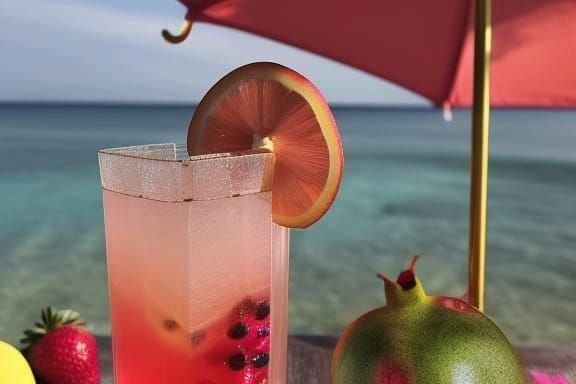 Pomegranate lemonade