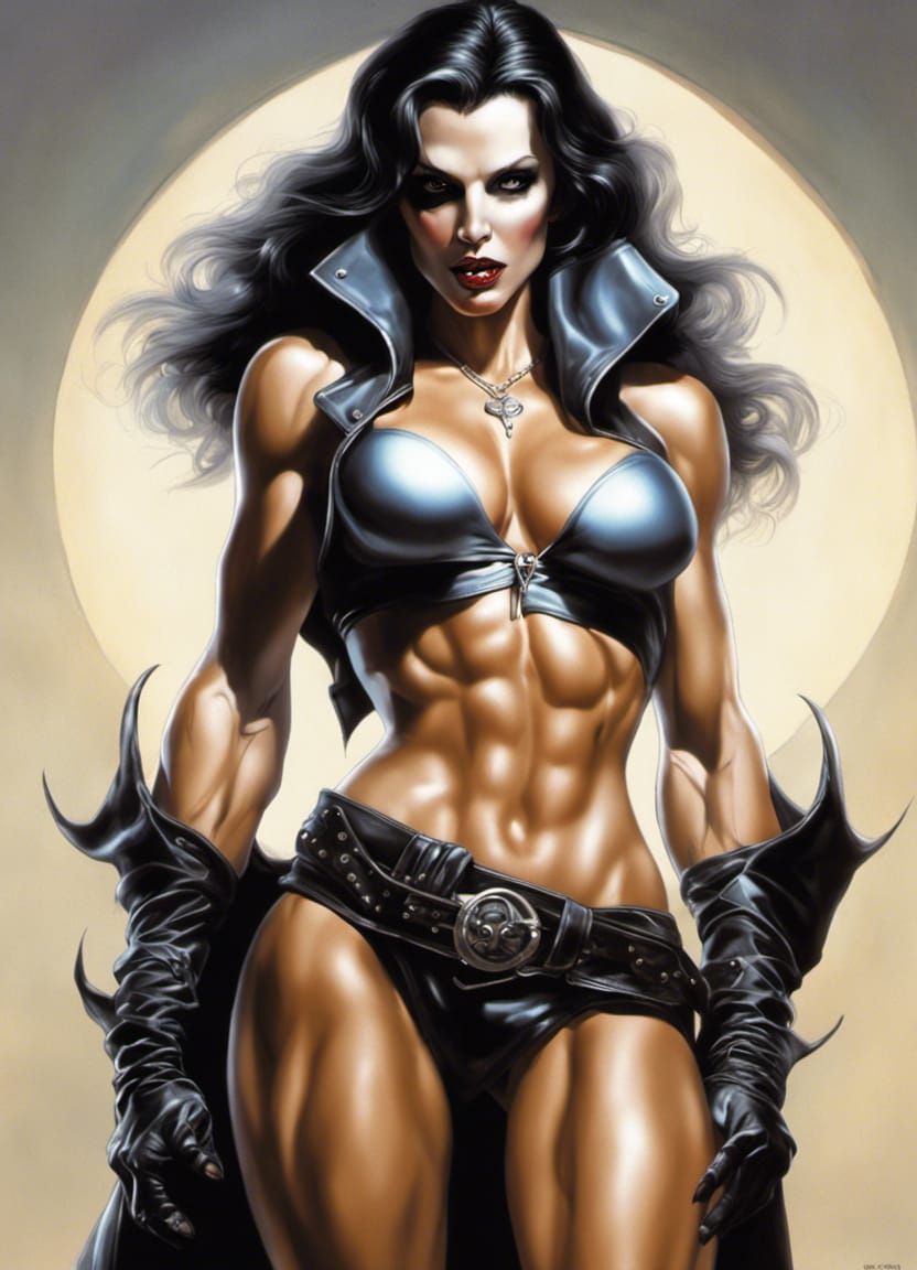 This vampire has been working out