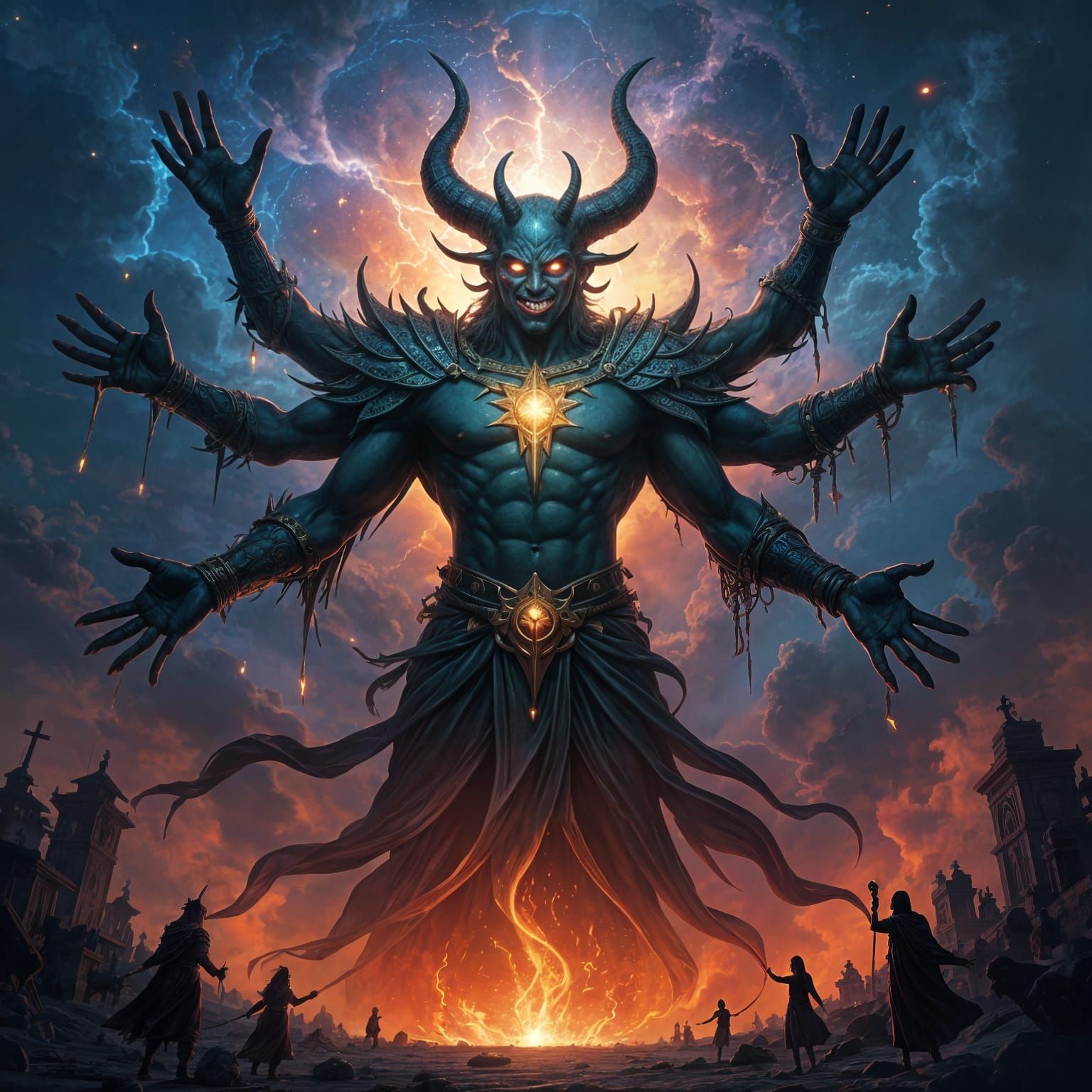 The God of All Gods in a Dark Jester World