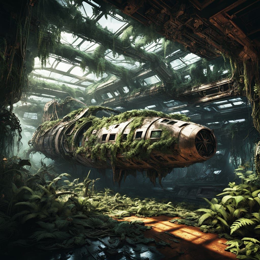 Abandoned Alien Wreckage in the Heart of the Amazon