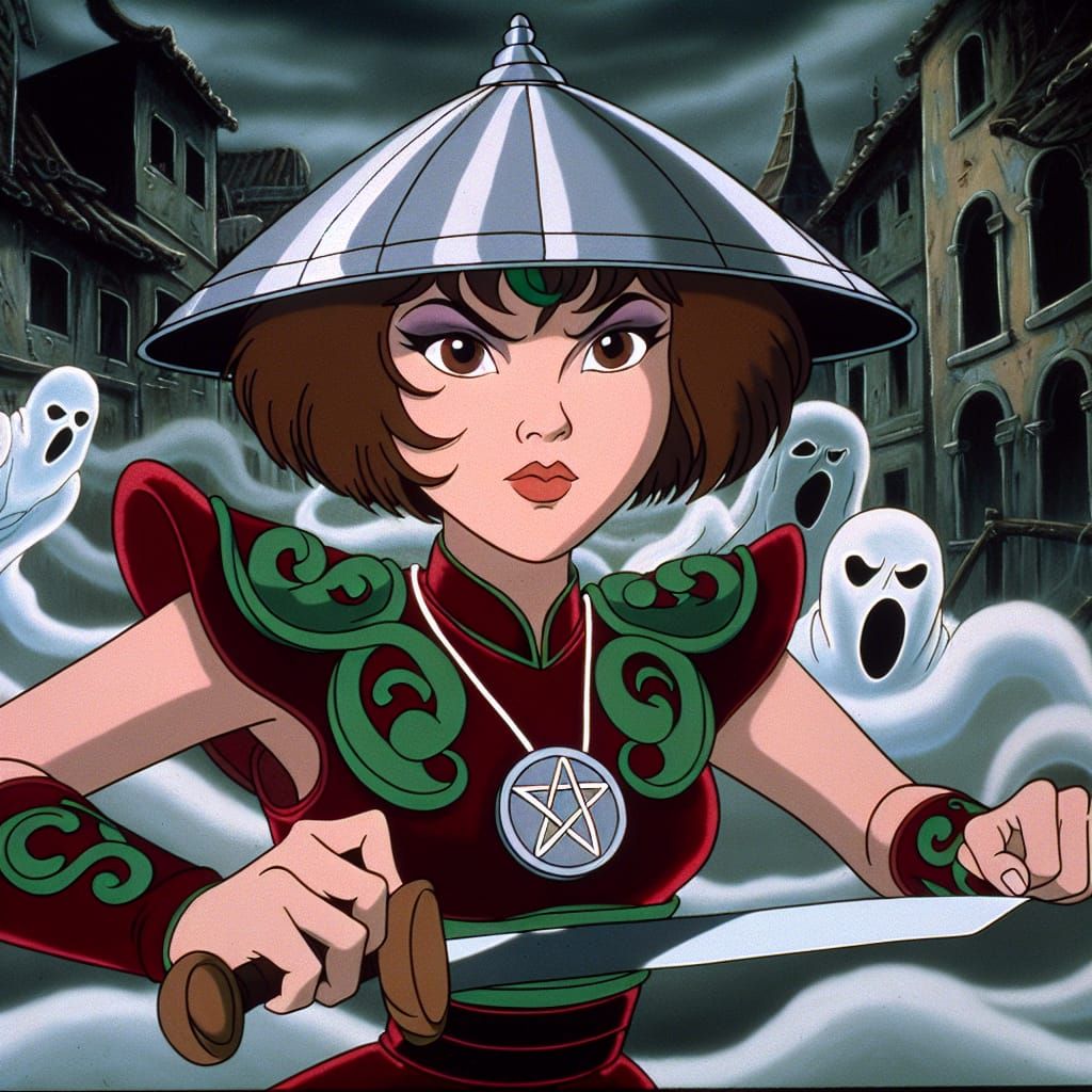 Asian Queen Battles Ghosts in Renaissance Town