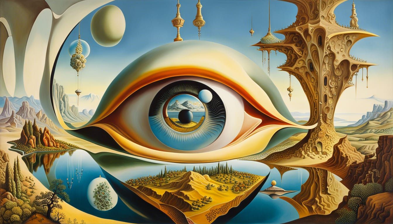 “Surrealism in the eye of Salvador Dali AImagined by Hans Belmer (1)”