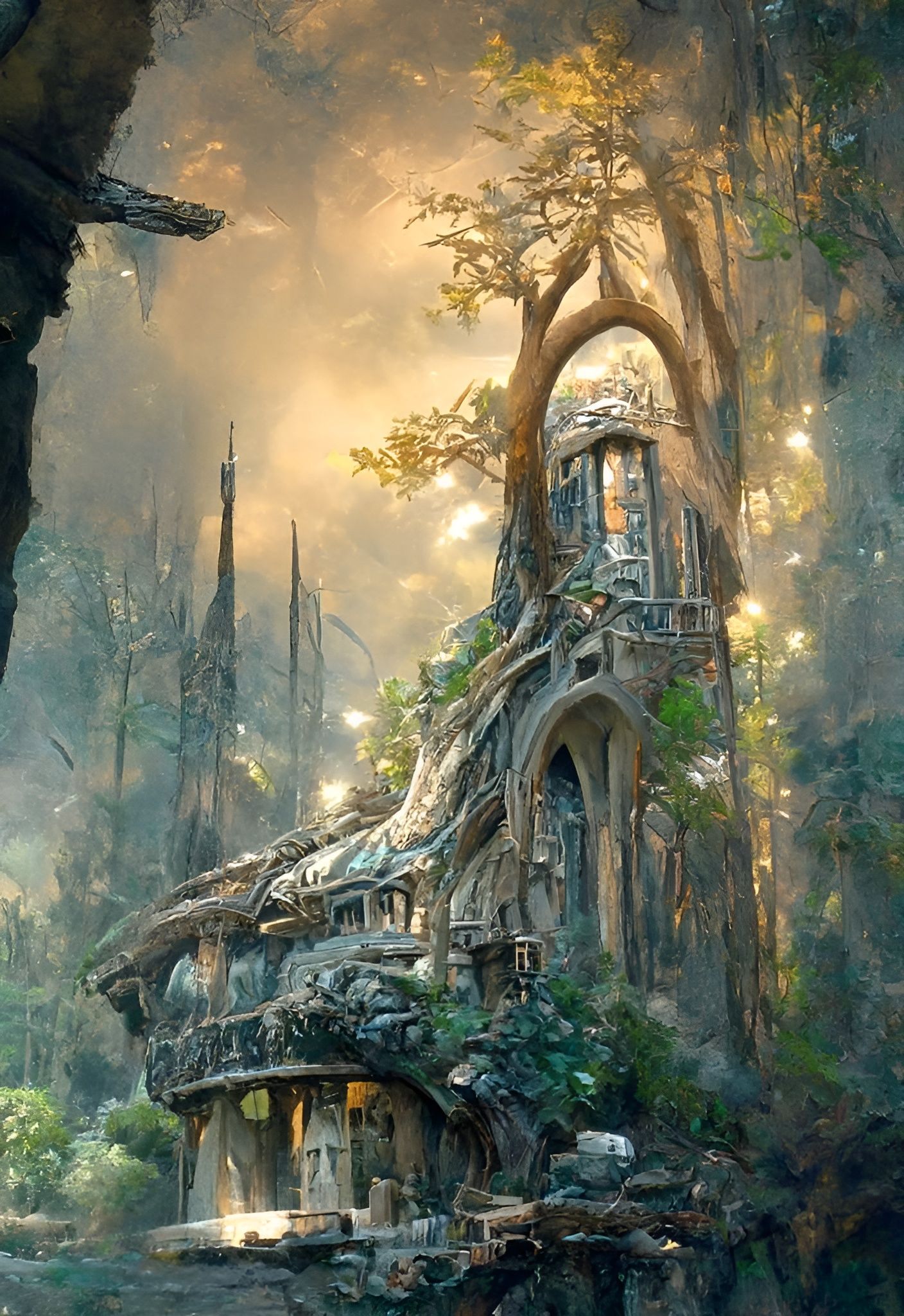 Telvanni Treehouse Cabin