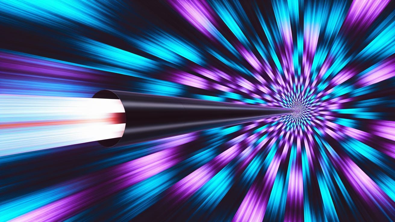 High-Velocity Cylinder Races Through Plasma Star Vortex