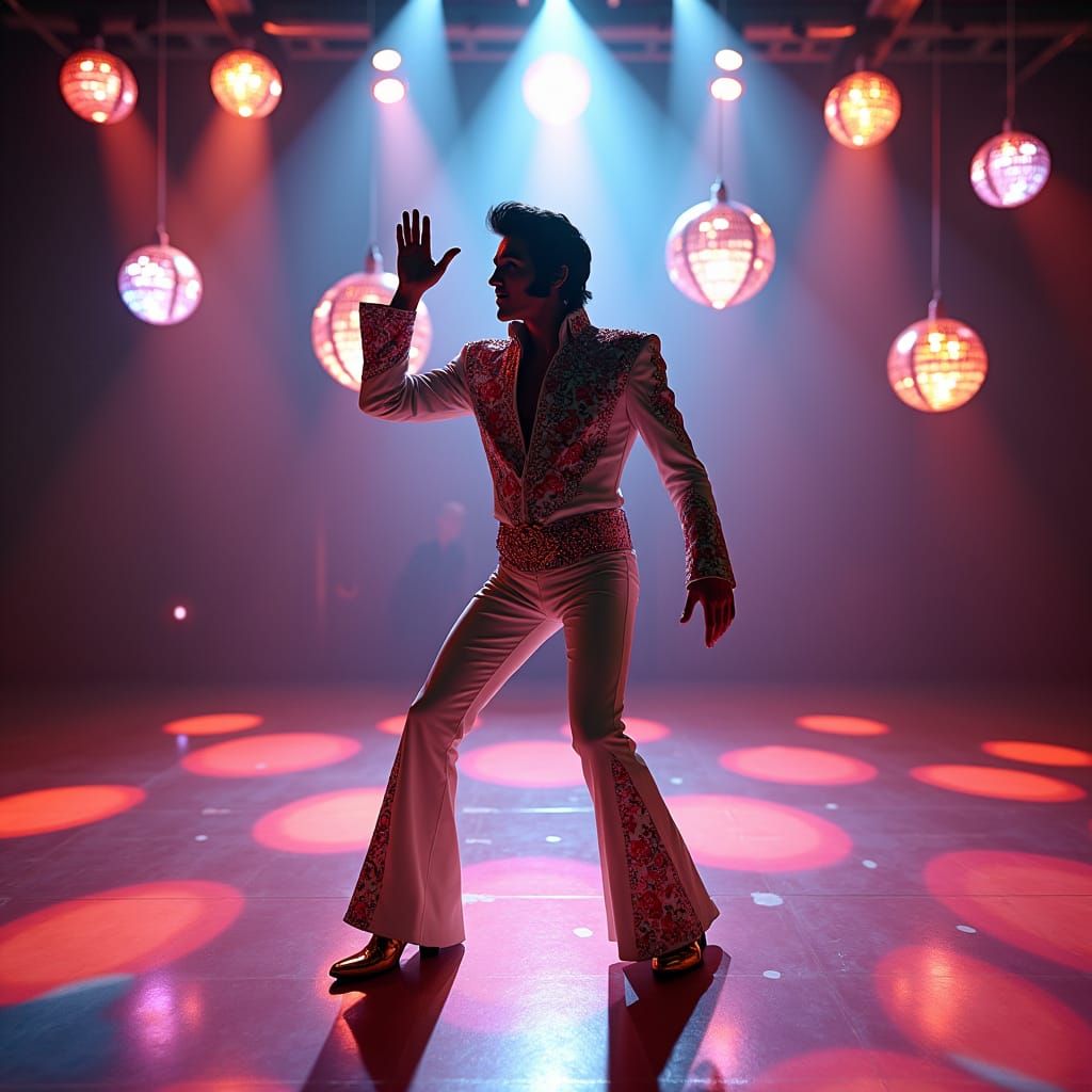 Elvis Presley Disco Fever Portrait