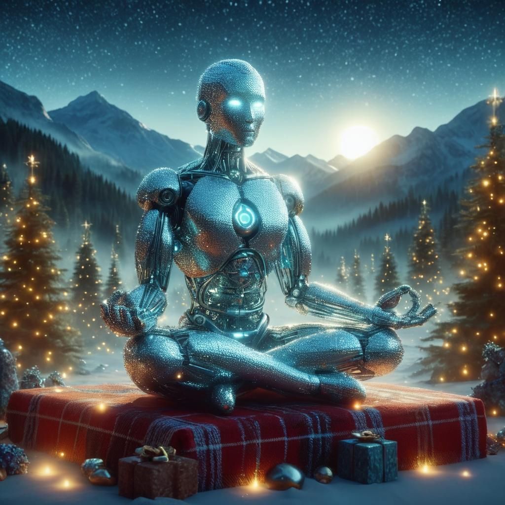 Robot Meditating: Finding Peace in Lumeria