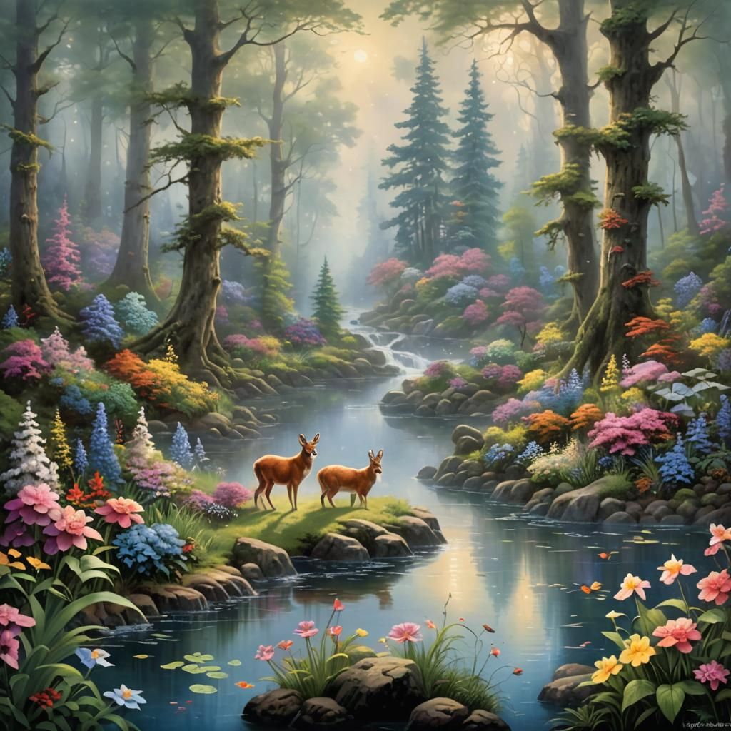 near the river