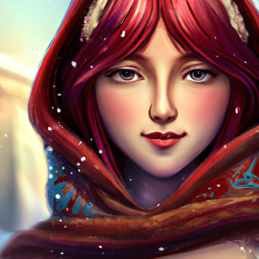 Redberry Winter Woman Portrait in Unreal Engine 5