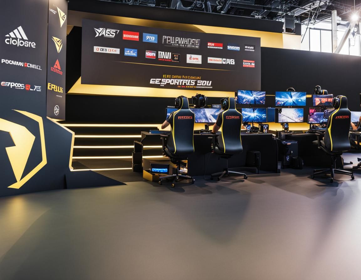 Esports Competition: Intense Gaming Moment