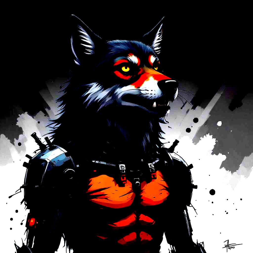 Macabre Werewolf Howling Beneath Hunter's Moon