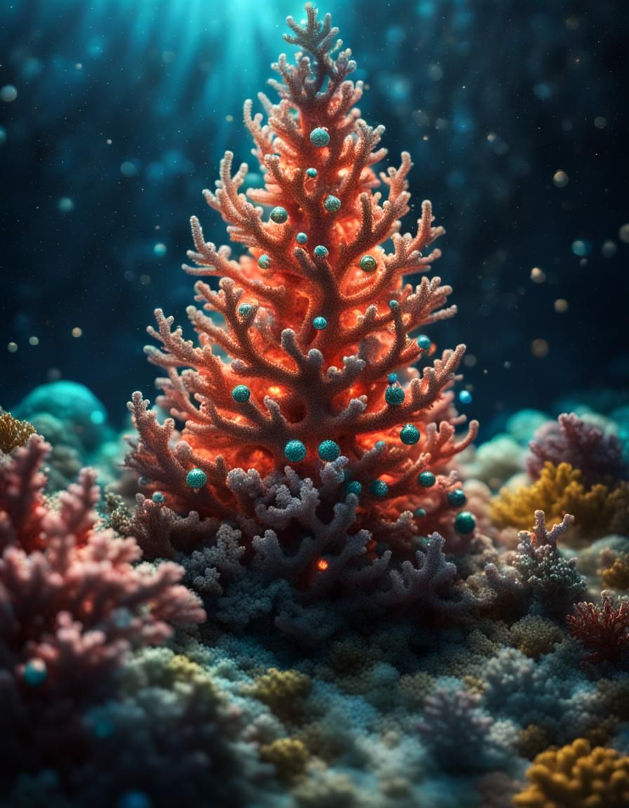 Underwater Xmas vibes 🌊🎄✨
