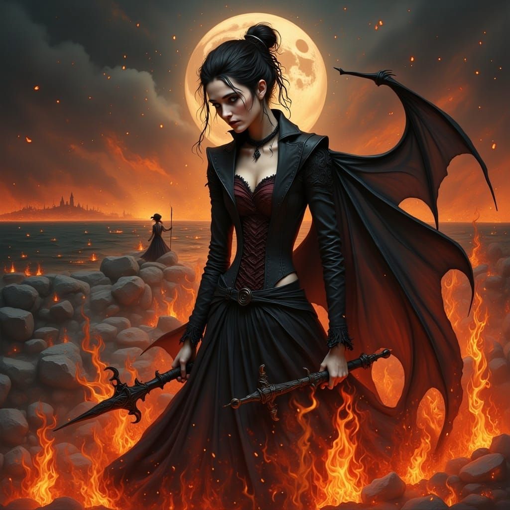 Storybook Portrait: Demons in the Eyes