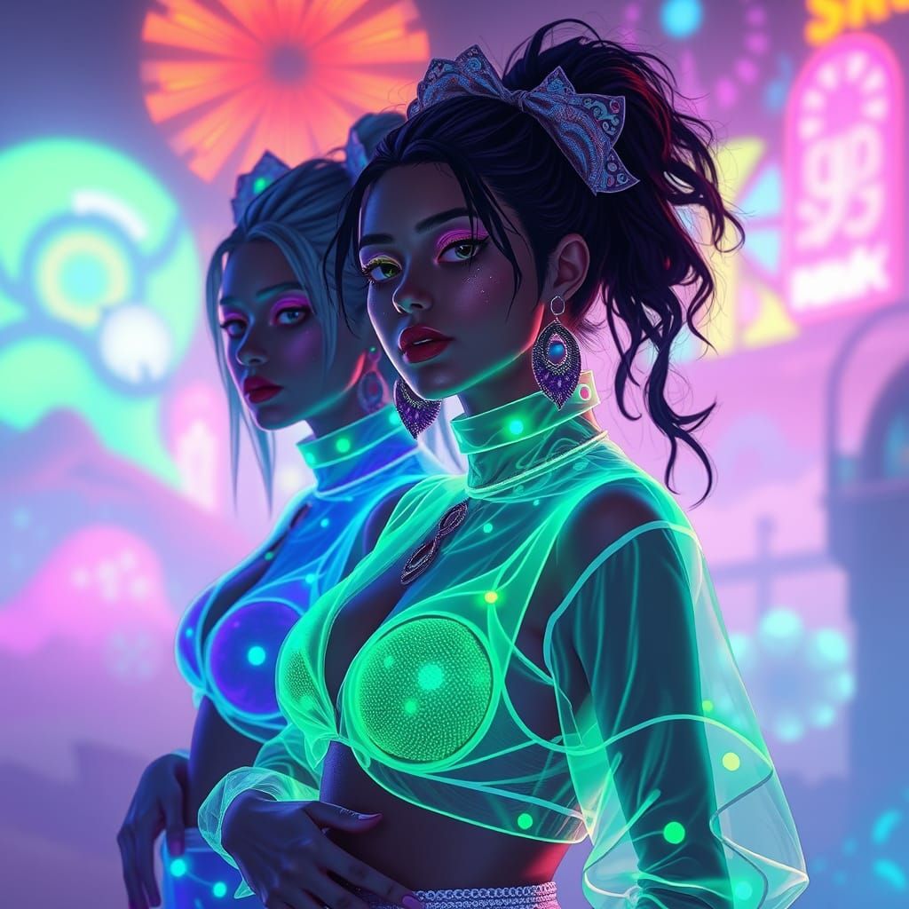 Glowing Goddesses of Mythic Proportions