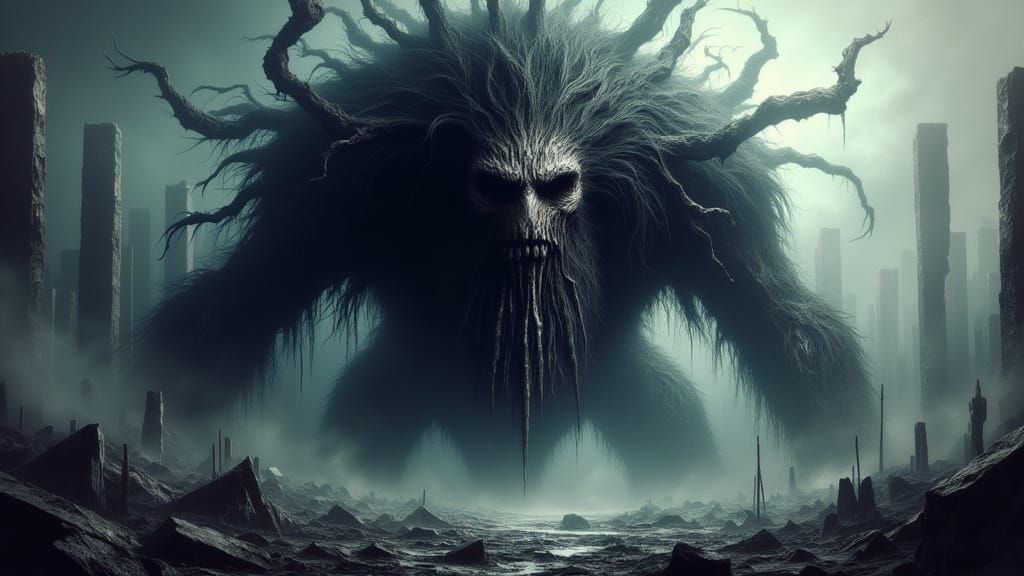 Ferocious Ojancano Embodies Evil in Dark Etching Style