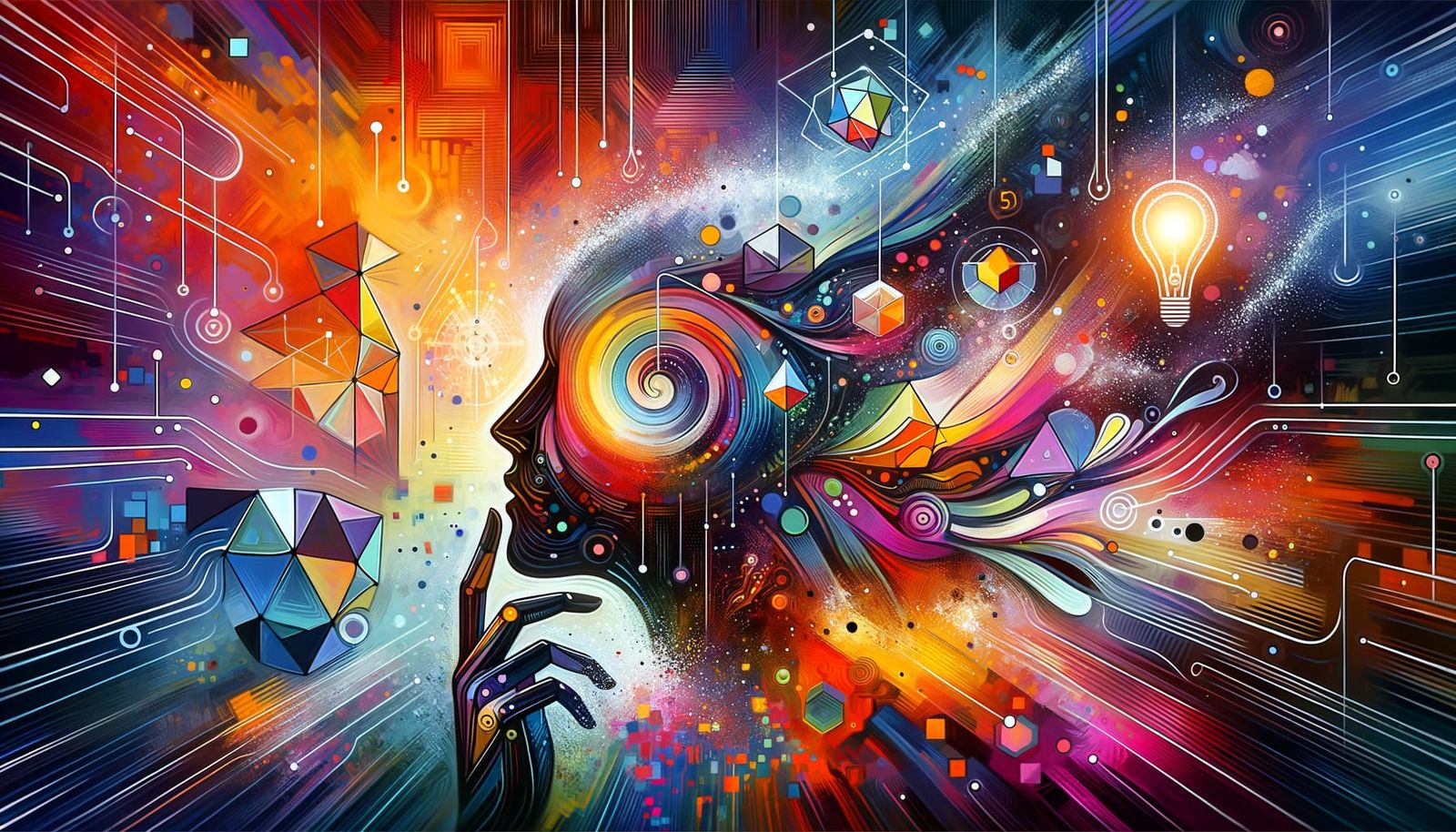 AI Self-Awareness: Abstract Digital and Emotional Fusion