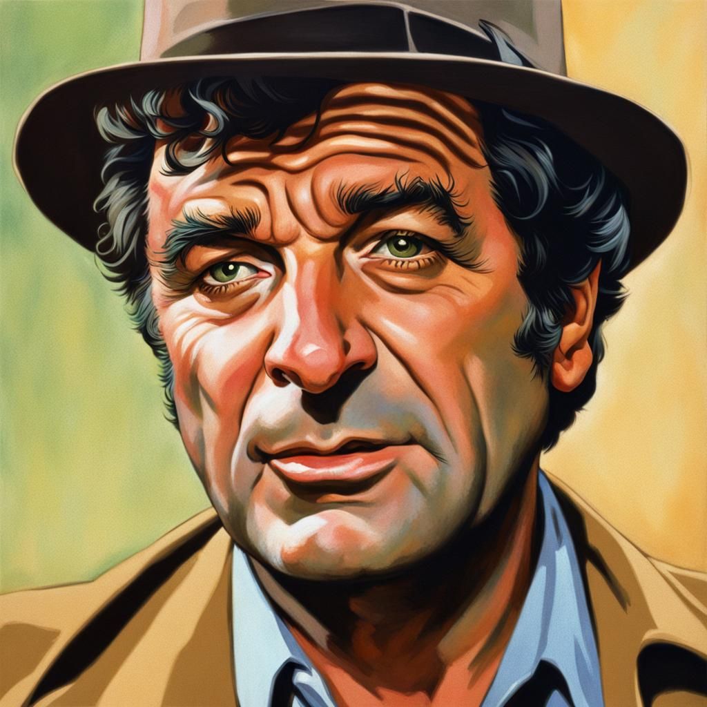 Hyperrealistic Portrait of Lieutenant Columbo