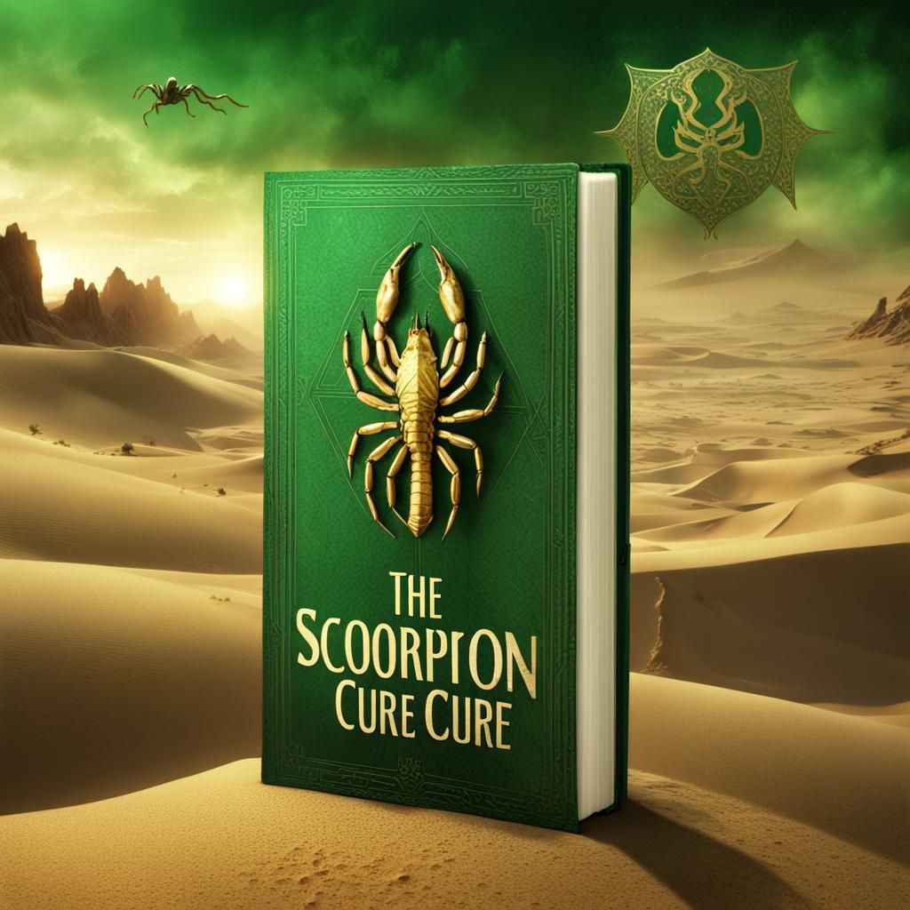 Epic Fantasy Book Cover: The Scorpion Cure