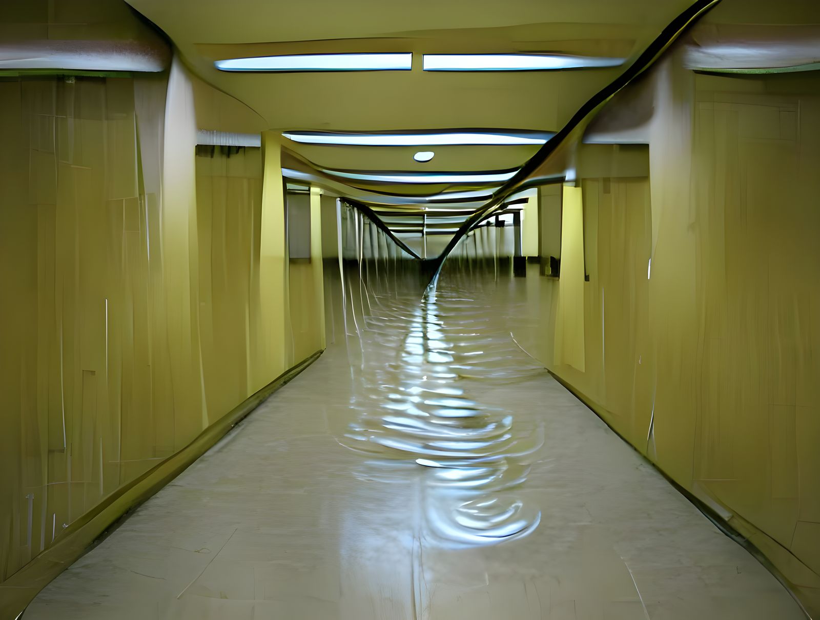 Surreal Image: The Floor Is Water