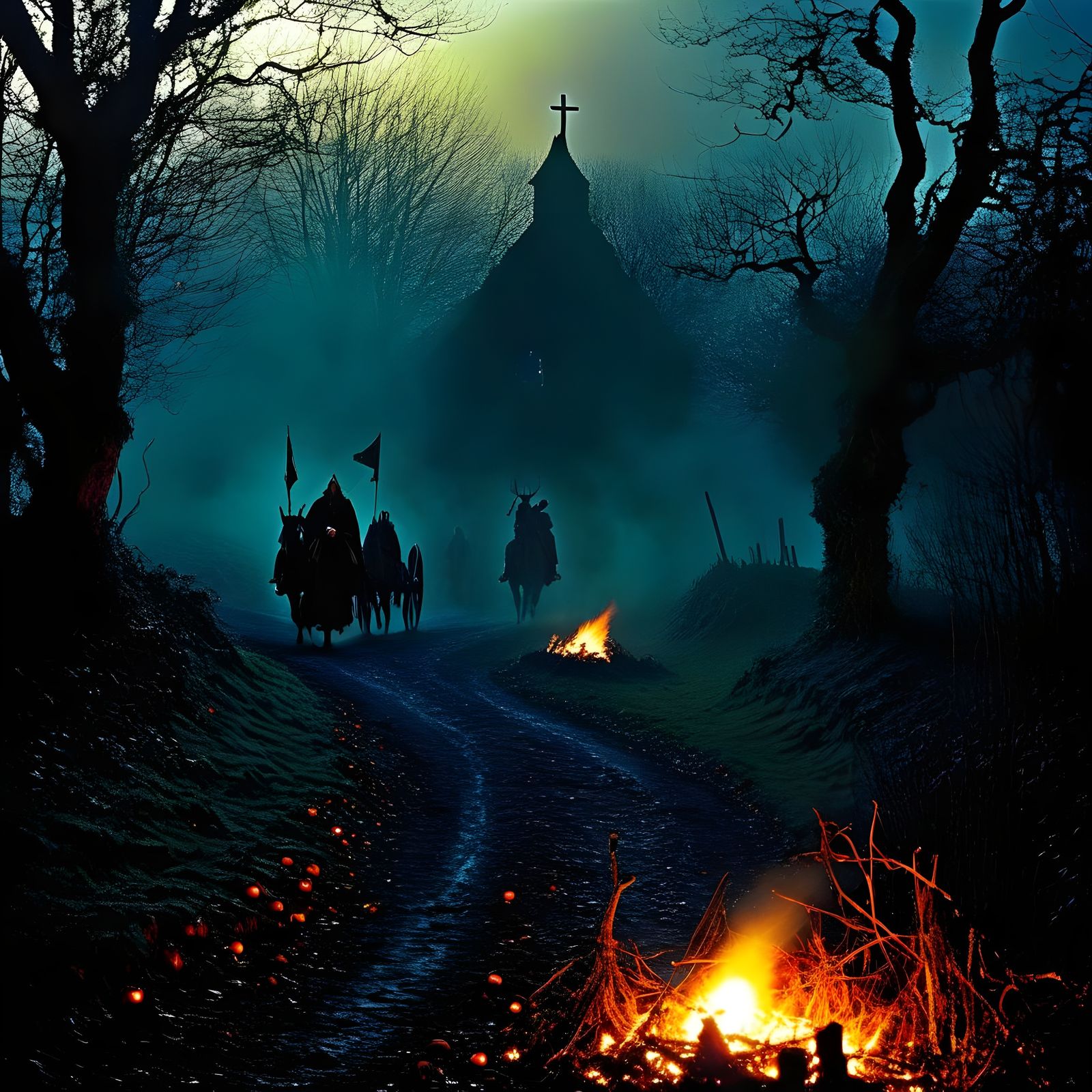 Samhain: Spirits Walk in Shadowy Celtic Festival
