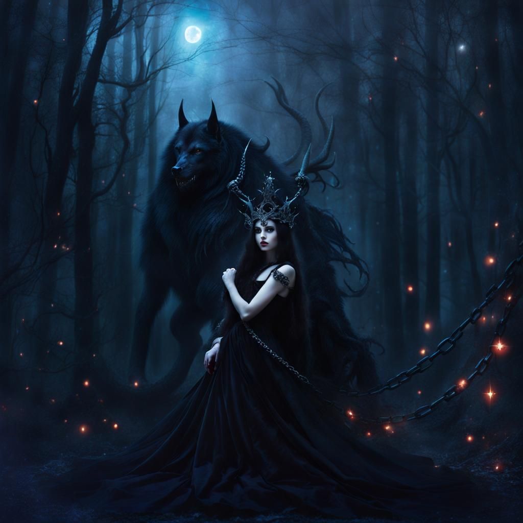 just walking with my pet 🖤