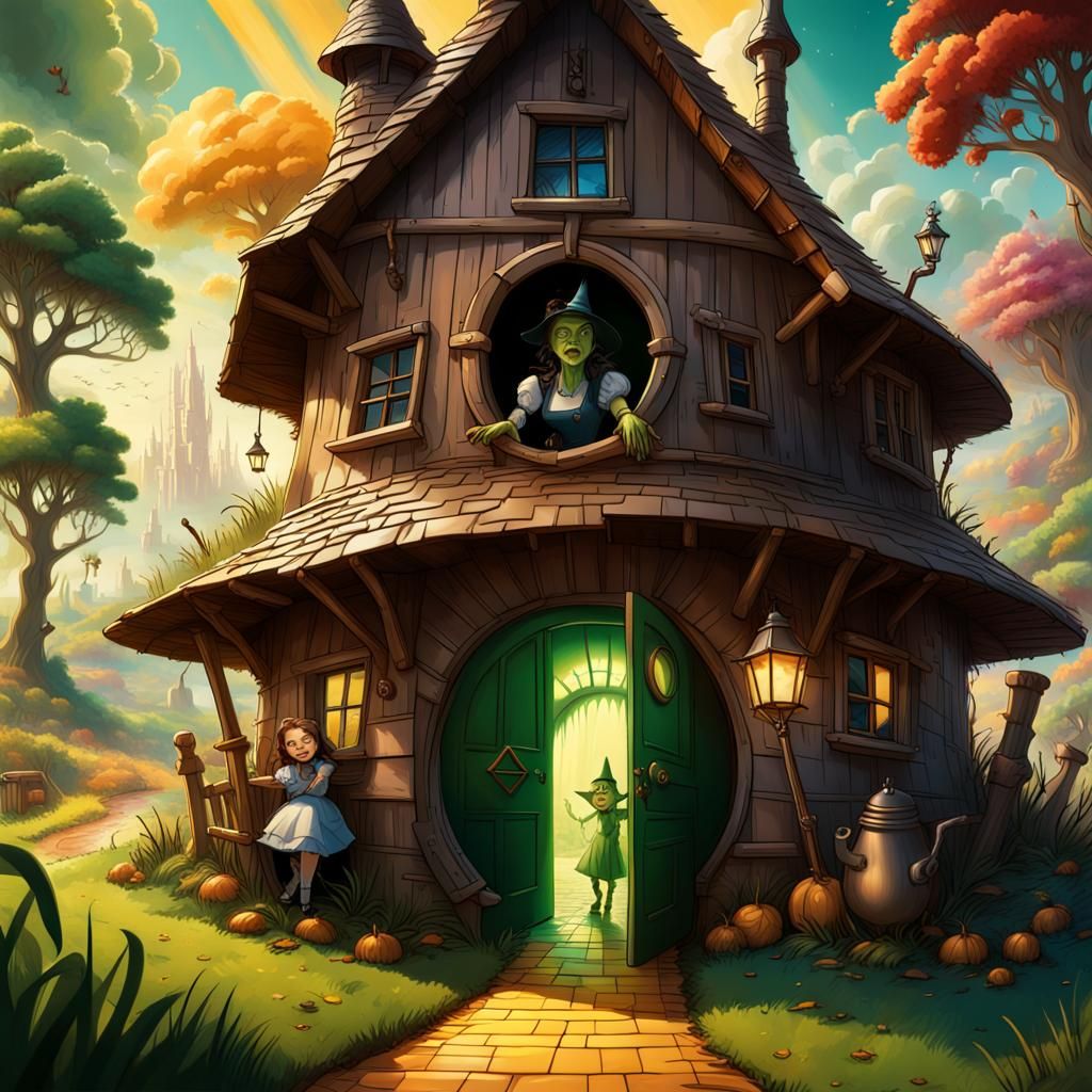 Land of Oz: Wicked Witch Under Dorothy's House