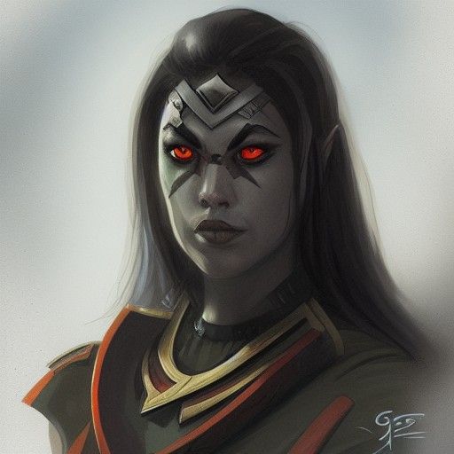 Sinister Klingon Warrior Art