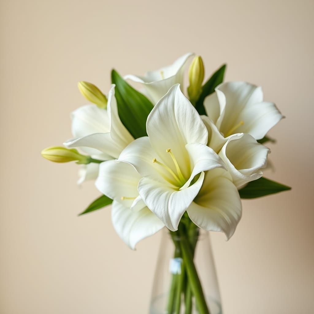 Lush Wedding Bouquet in Photorealistic Detail